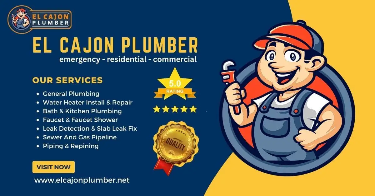El Cajon Plumber Water Heater and Drain Cleaning service